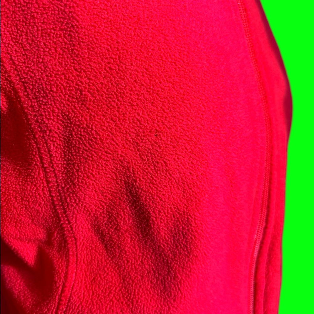 Pink fleece hoodie, zip-up with pockets - Picture 7 of 16